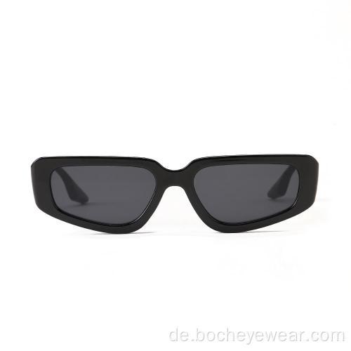 95152 Fashion Trendy Vendor Women Clear Small Cat Eye Frames Shades Sonnenbrille